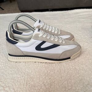 Tretorn Rawlins 2.0 Women’s White and Navy Casual Sneakers